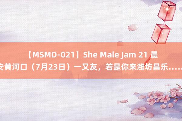 【MSMD-021】She Male Jam 21 晨安黄河口（7月23日）一又友，若是你来潍坊昌乐……