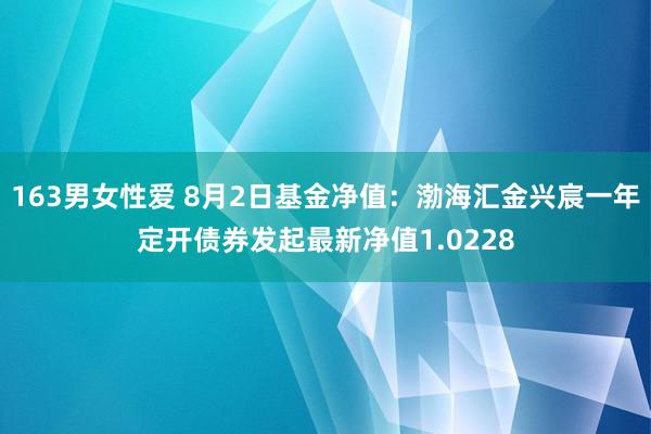 163男女性爱 8月2日基金净值：渤海汇金兴宸一年定开债券发起最新净值1.0228