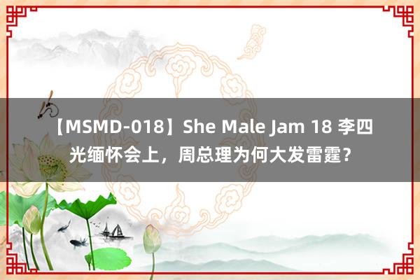 【MSMD-018】She Male Jam 18 李四光缅怀会上，周总理为何大发雷霆？