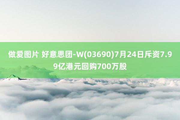 做爱图片 好意思团-W(03690)7月24日斥资7.99亿港元回购700万股