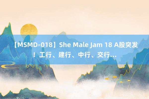 【MSMD-018】She Male Jam 18 A股突发！工行、建行、中行、交行...