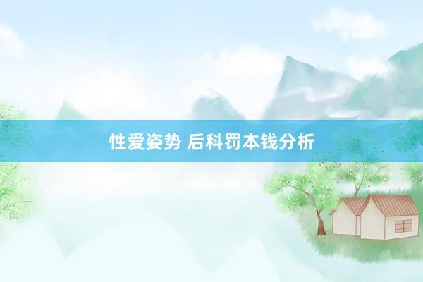 性爱姿势 后科罚本钱分析